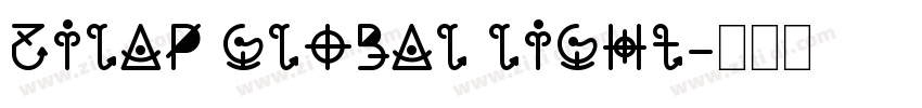 Zilap Global Light字体转换